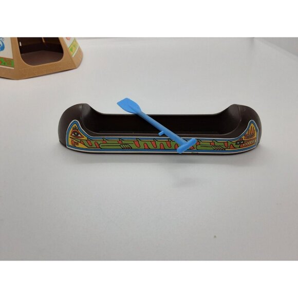 Huge 50 pieces Playmobil 1974 Cowboy and Indians Lot Geobra, Horses, Wolf, Gun - Picture 5 of 8